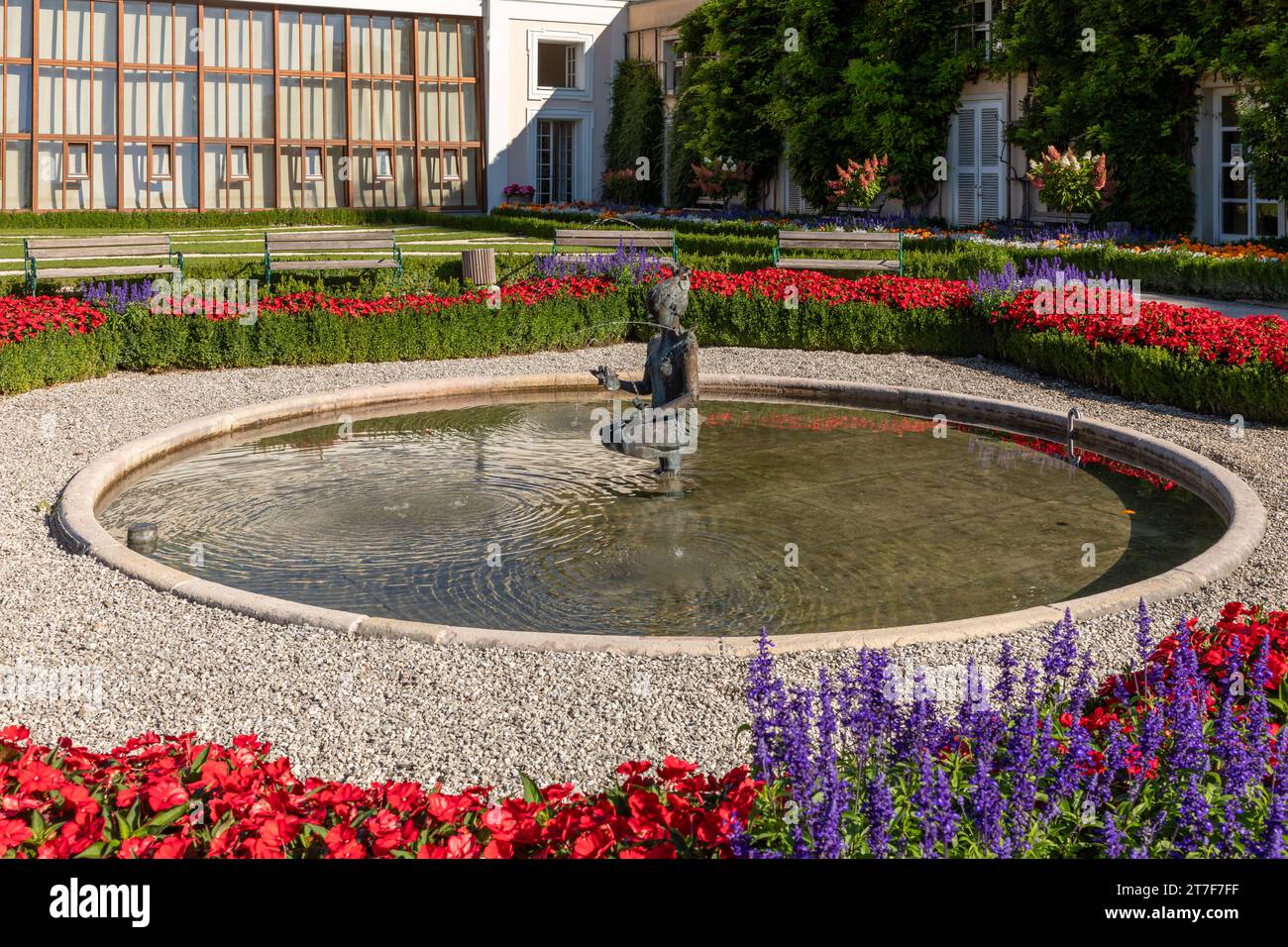 Orangerie nel parco del palazzo Mirabell, Salisburgo, Austria Foto Stock