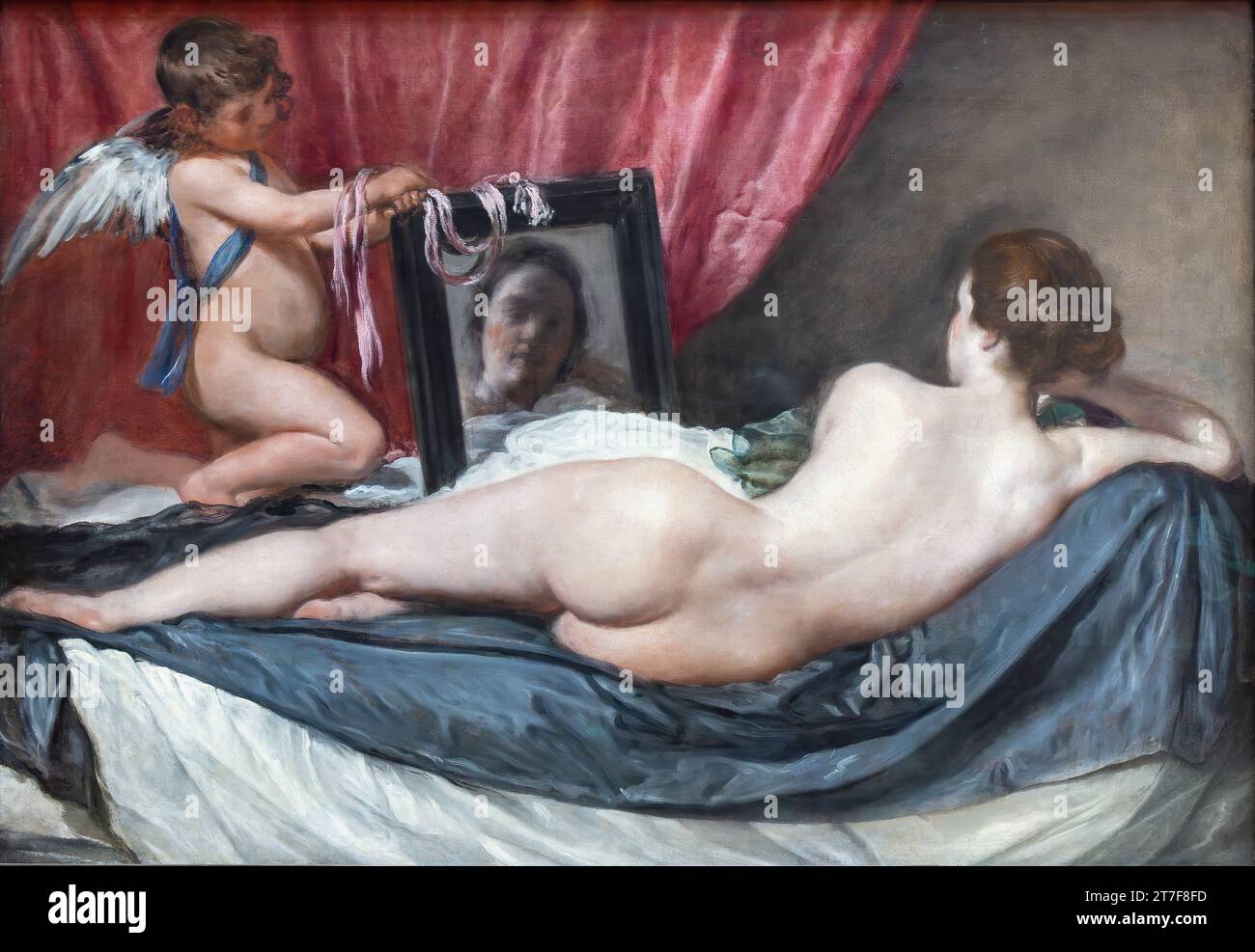 Londra, Regno Unito - 19 maggio 2023: The Rokeby Venus, conosciuto anche come il bagno di Venere, Venere al suo specchio, Venere e Cupido, dipinto di Diego Velázquez, exp Foto Stock