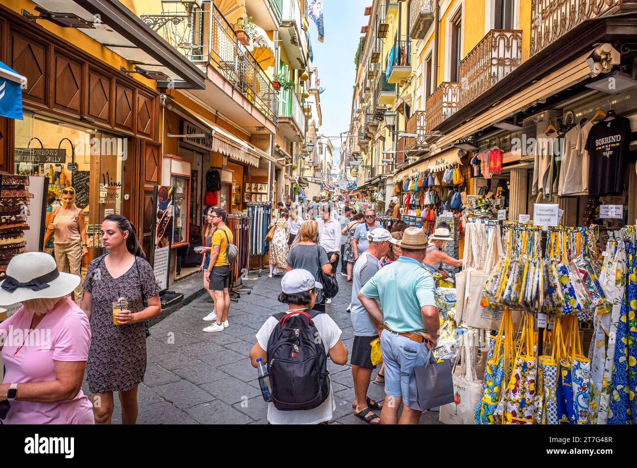 Sorrento, Iyaly, scenari di strada Foto Stock
