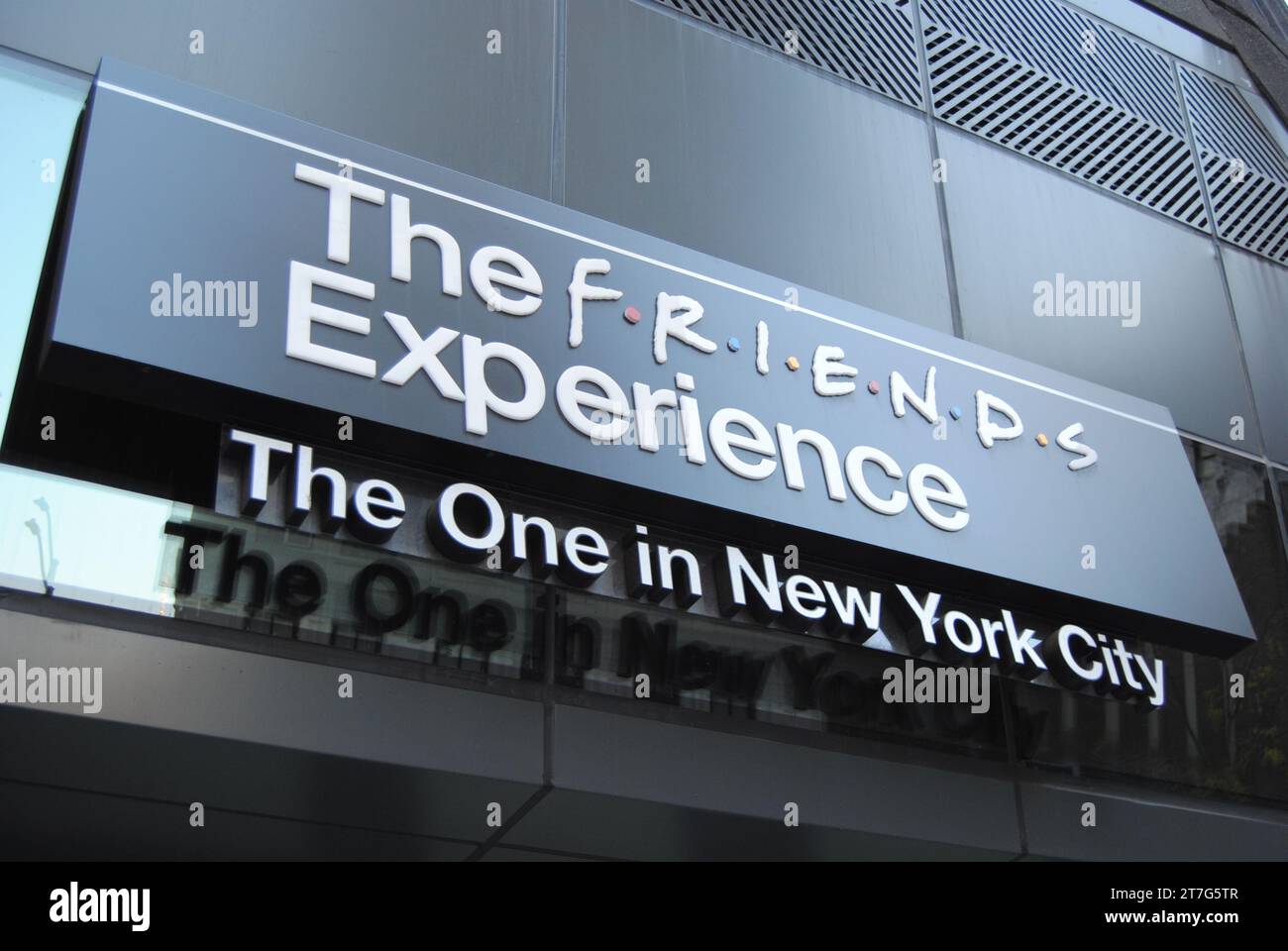 New York City, New York, USA - 24 novembre 2022: The FRIENDS Experience: The One a New York City. Foto Stock