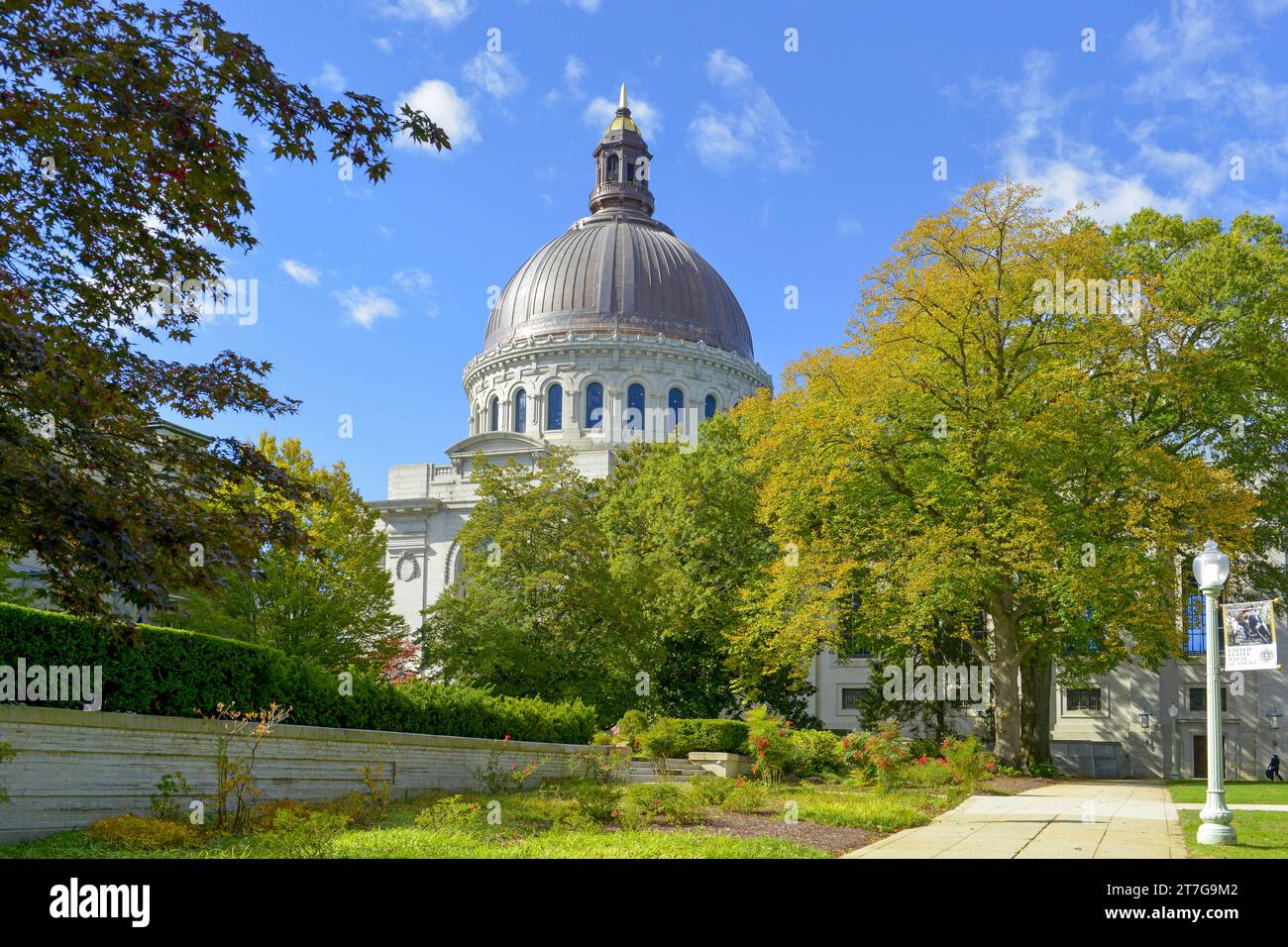 Campus della United States Naval Academy Chapel ad Annapolis, Maryland Foto Stock