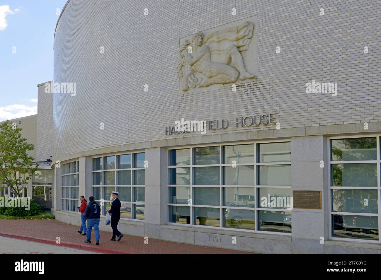 Halsey Field House nel campus della United States Naval Academy ad Annapolis, Maryland Foto Stock