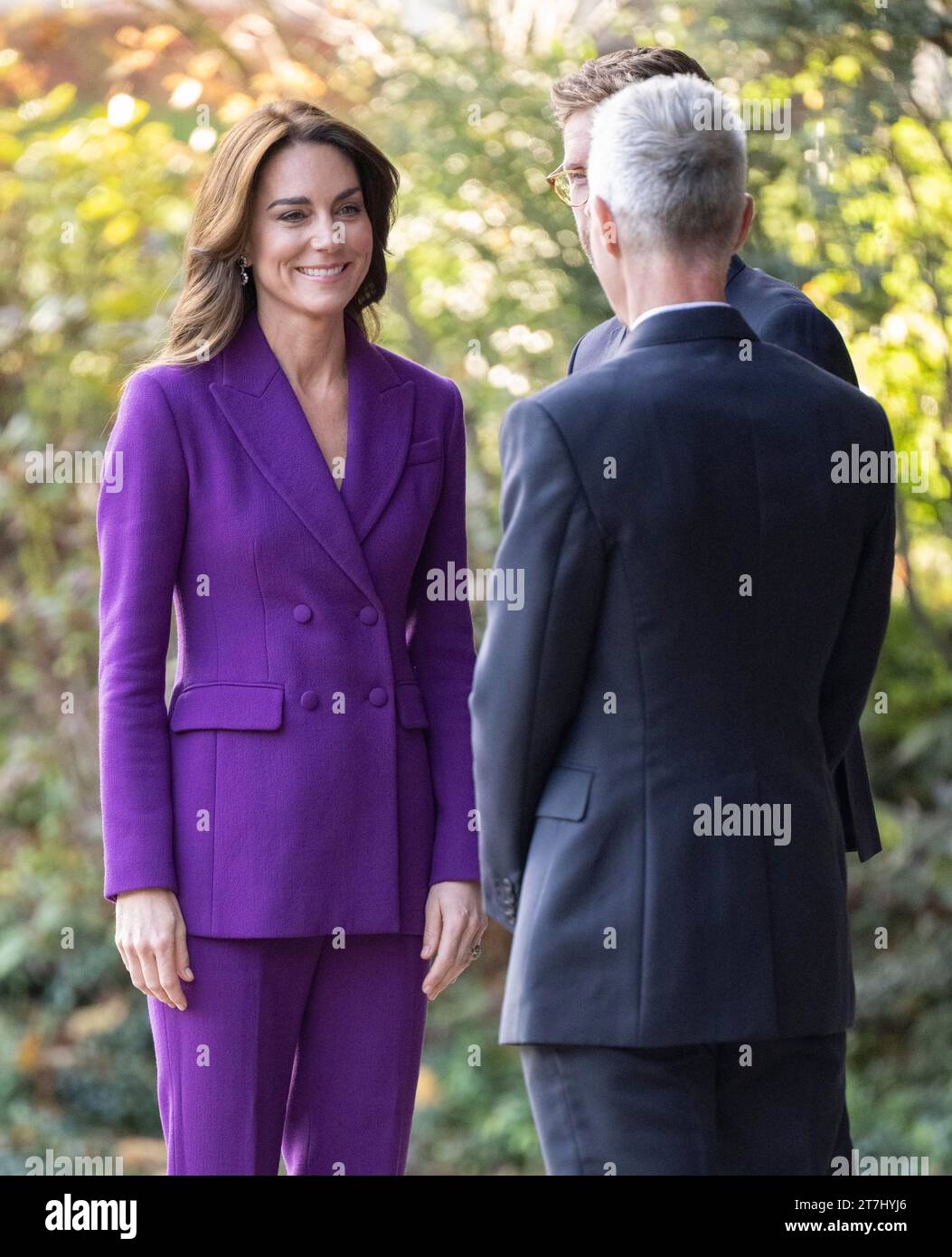 Londra, Inghilterra. REGNO UNITO. 15 novembre 2023. Catherine, Principessa del Galles, arriva al Simposio Nazionale Shaping Us al Design Museum Credit: Anwar Hussein/Alamy Live News Foto Stock