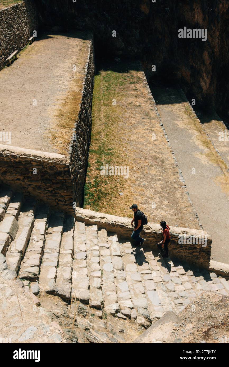 Ollantaytambo - Valle Sacra Cusco Perú Foto Stock