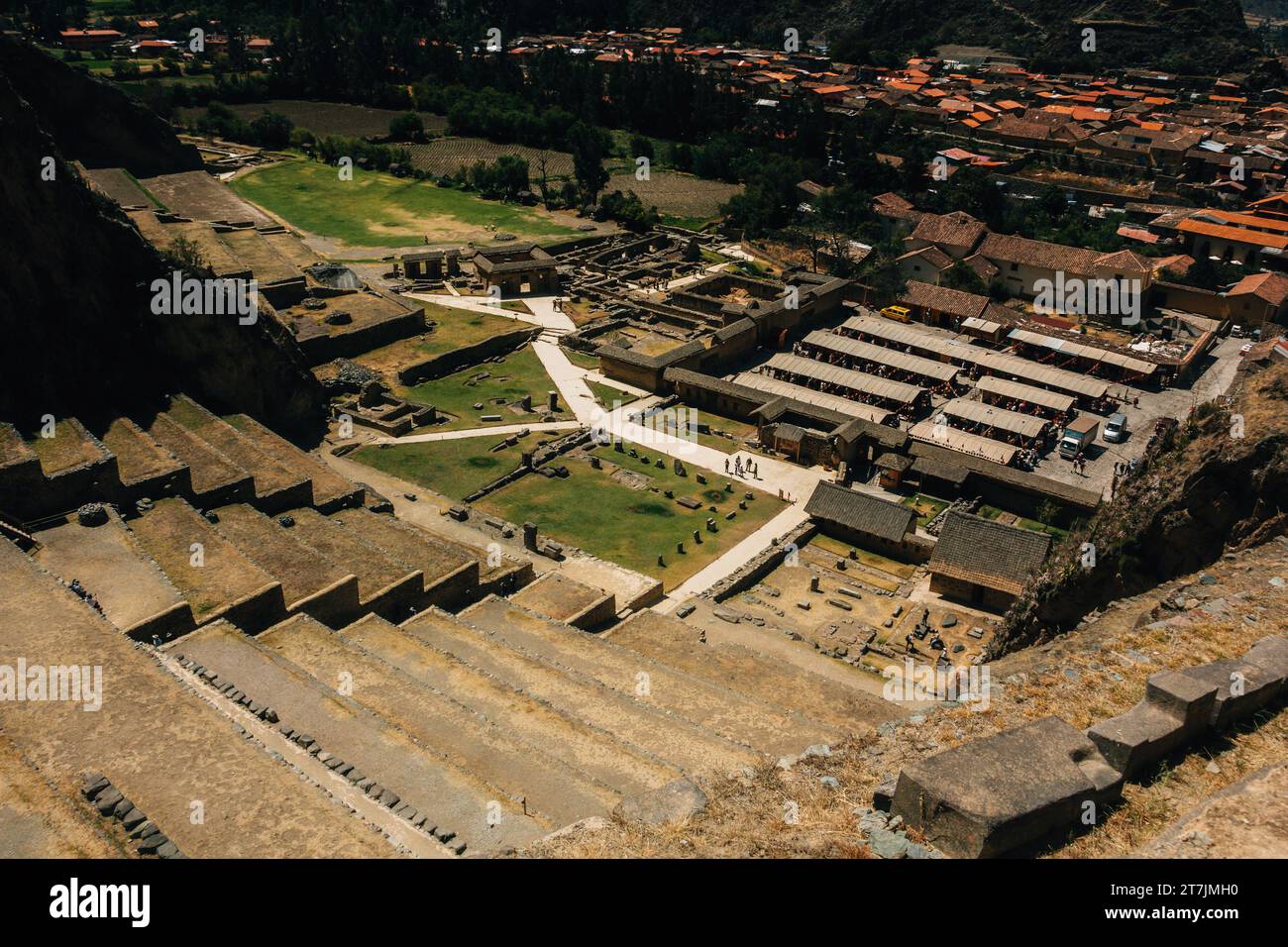 Ollantaytambo - Valle Sacra Cusco Perú Foto Stock