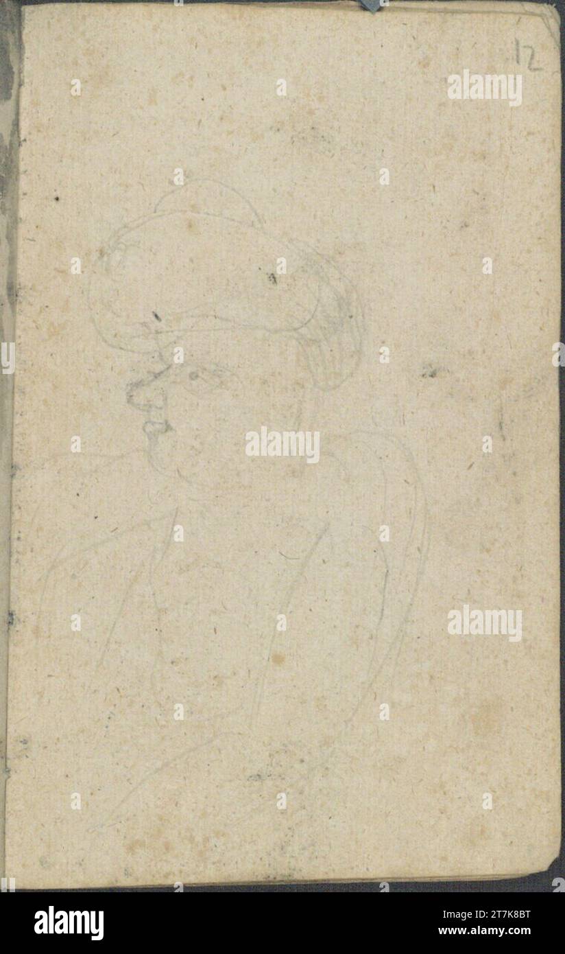 Josef von Führich disegno per Joseph Führich del 6 maggio 1807. Matita angefangen 6.5.1807 Foto Stock