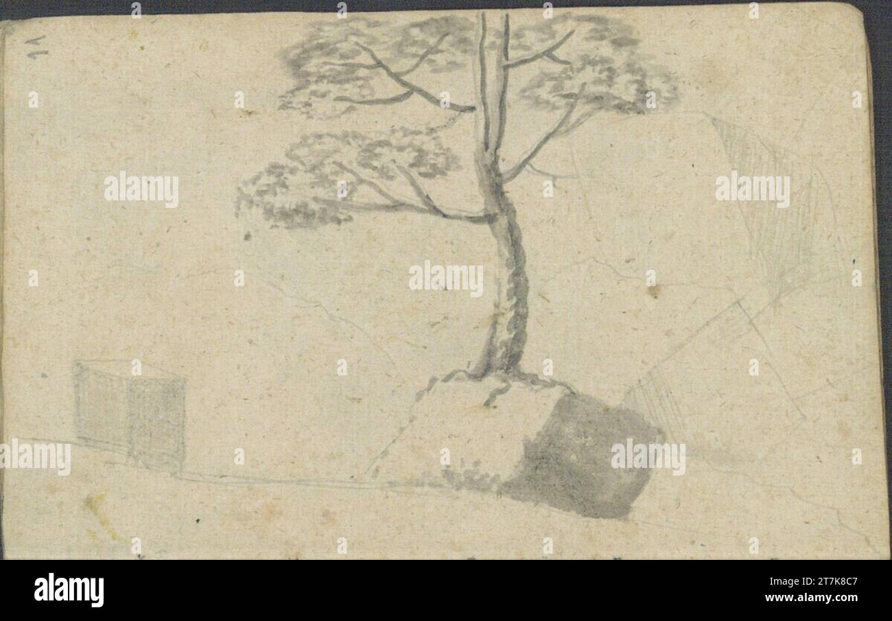 Josef von Führich disegno per Joseph Führich del 6 maggio 1807. Matita angefangen 6.5.1807 Foto Stock