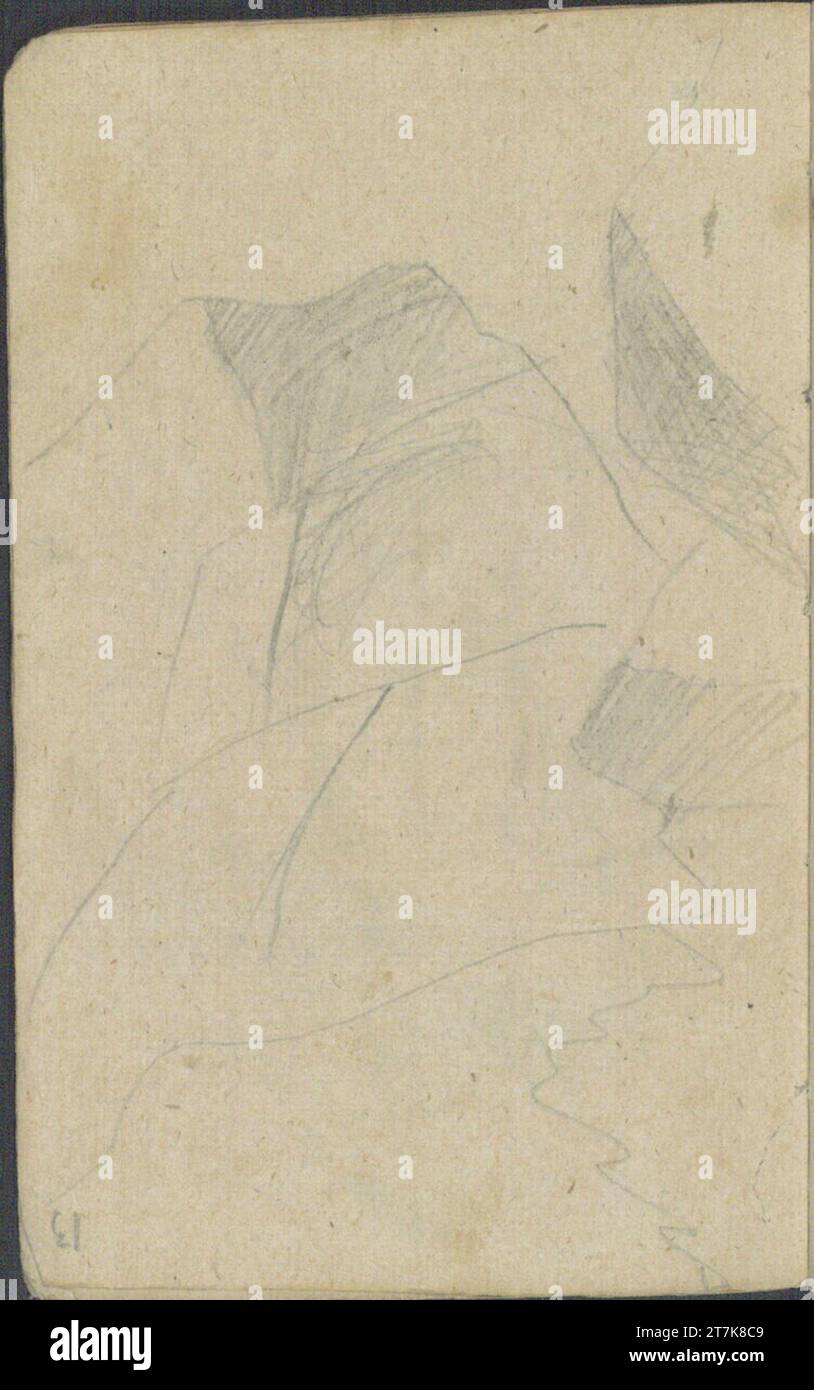 Josef von Führich disegno per Joseph Führich del 6 maggio 1807. Matita angefangen 6.5.1807 Foto Stock