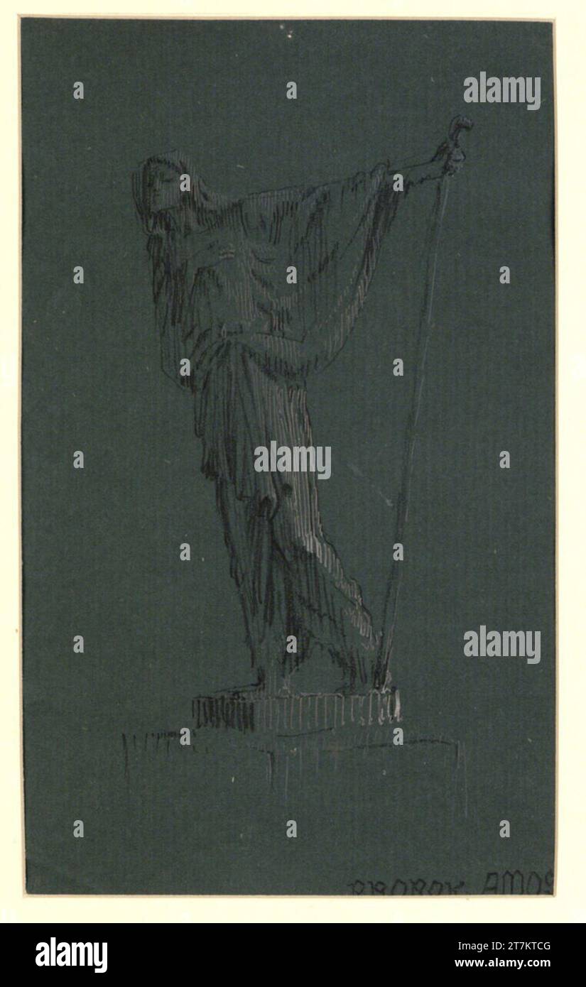 Frantisek Bilek Der Prophet Amos. Gesso, aumento bianco Foto Stock