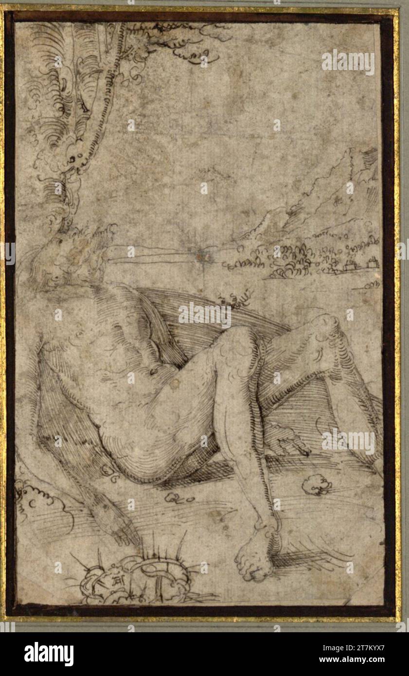Hans Baldung gen. Grien Leich nome di Cristo. Feder in marrone intorno al 1515 Foto Stock