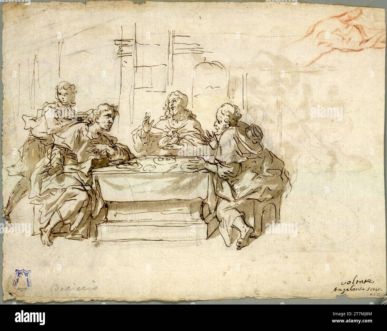 Giovanni Battista Gaulli gen. Bacciccio Mother Juice. Piuma 1639-1709, 1639/1709 Foto Stock