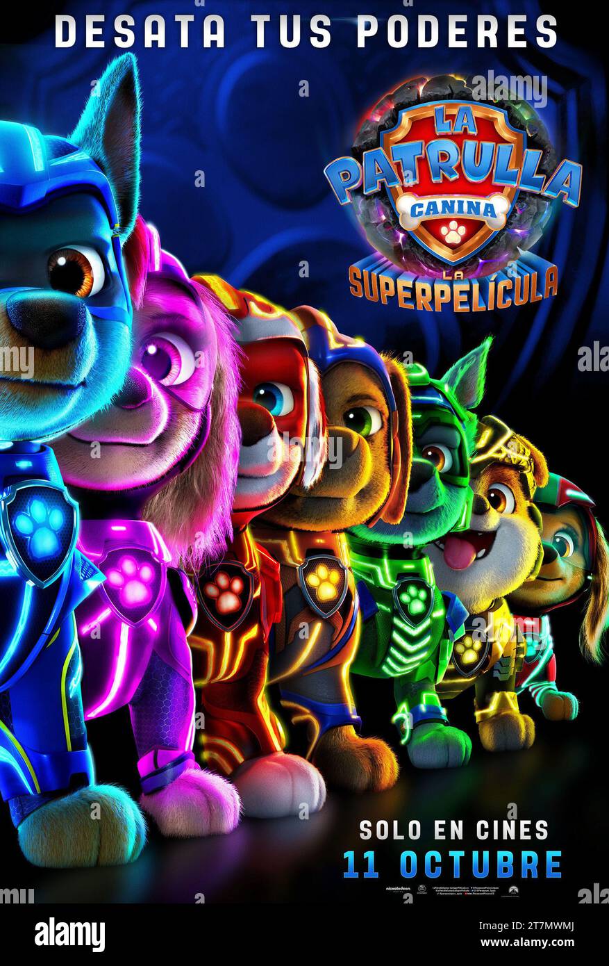 PAW PATROL: THE MIGHTY MOVIE (2023), DIRETTO DA CAL BRUNKER. Credito: Nickelodeon Animation Studios Nickelodeon Movies Paramount Animation Paramount Pictures Spin Master Entertainment / album Foto Stock