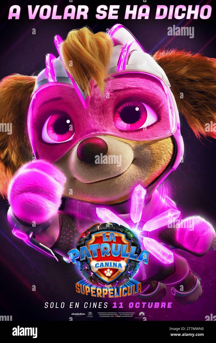 PAW PATROL: THE MIGHTY MOVIE (2023), DIRETTO DA CAL BRUNKER. Credito: Nickelodeon Animation Studios Nickelodeon Movies Paramount Animation Paramount Pictures Spin Master Entertainment / album Foto Stock