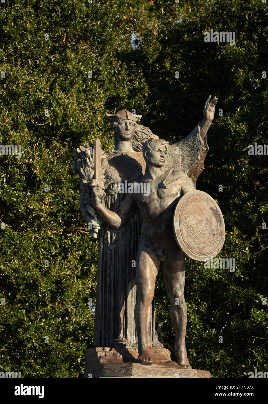 Monumento dei difensori confederati di Charleston a Charleston, Carolina del Sud Foto Stock