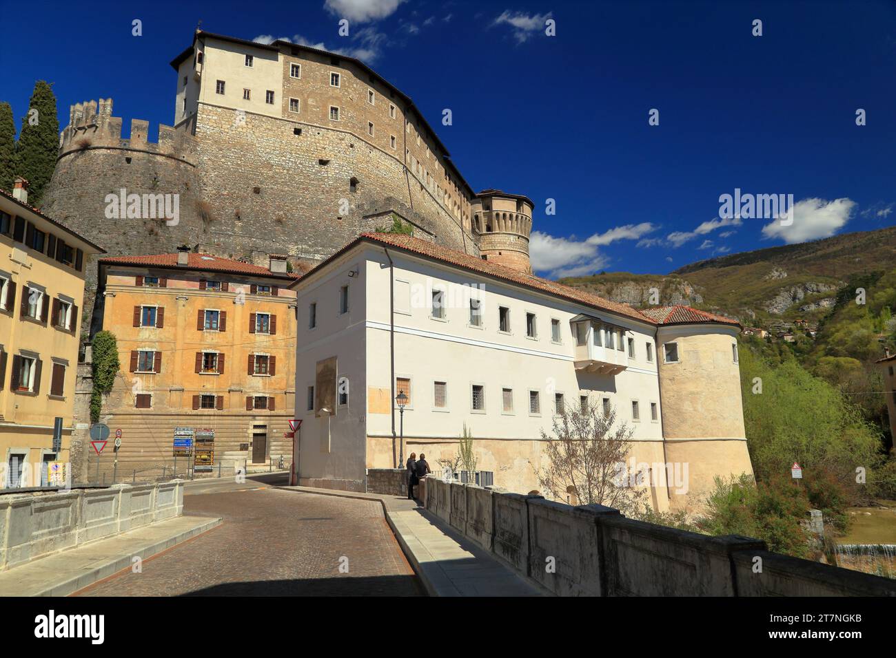 Castello di Rovereto, Castello di Rovereto, Italia Foto Stock