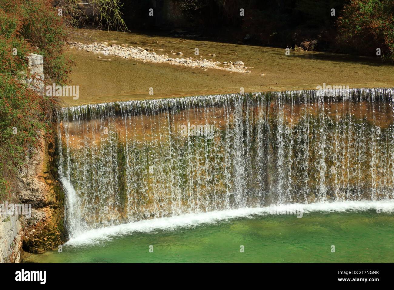 Fiume Leno, Rovereto, Italia Foto Stock