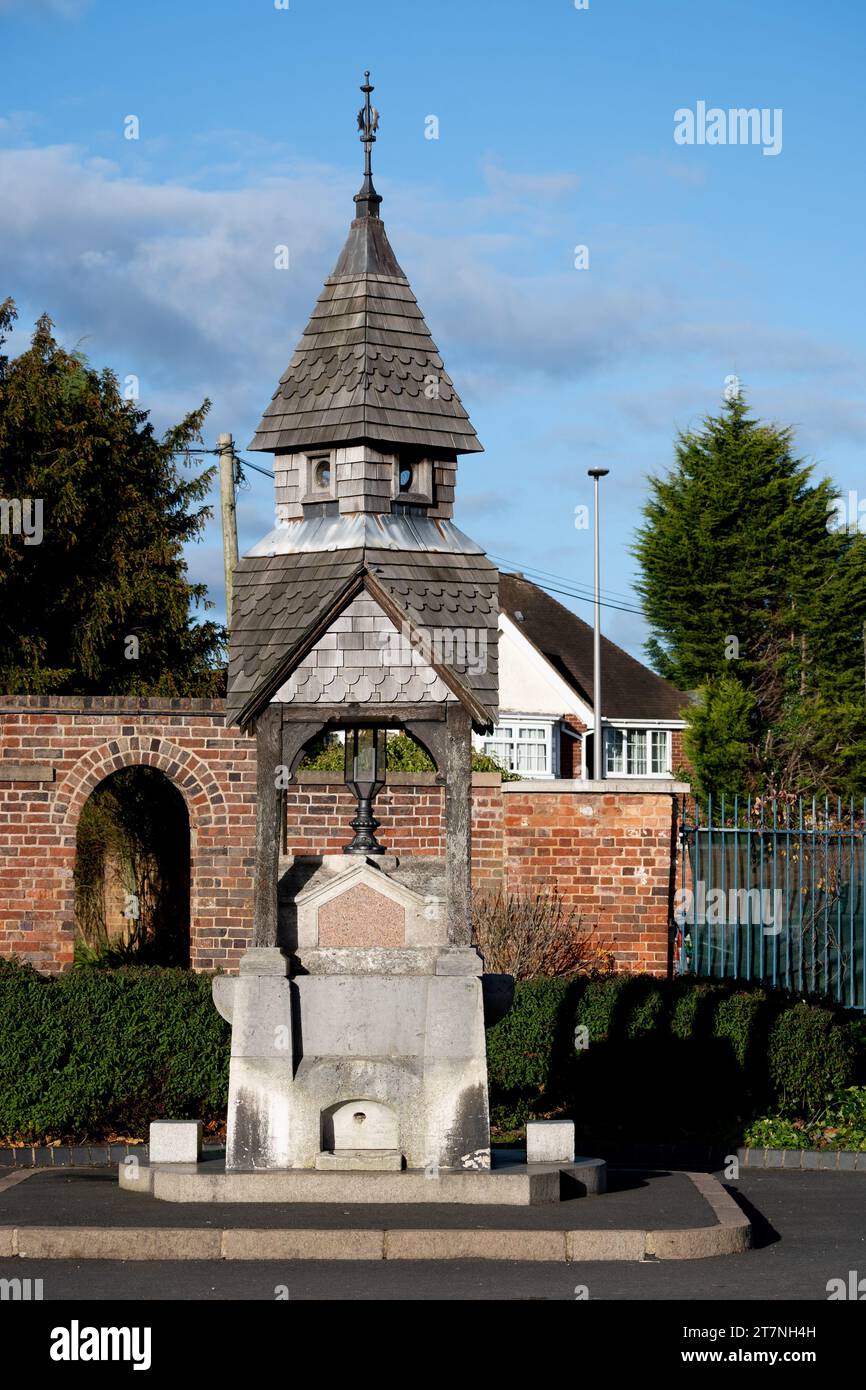 The Drinking Fountain, Lightwoods Park, Bearwood, Birmingham, West Midlands, Inghilterra, Regno Unito Foto Stock