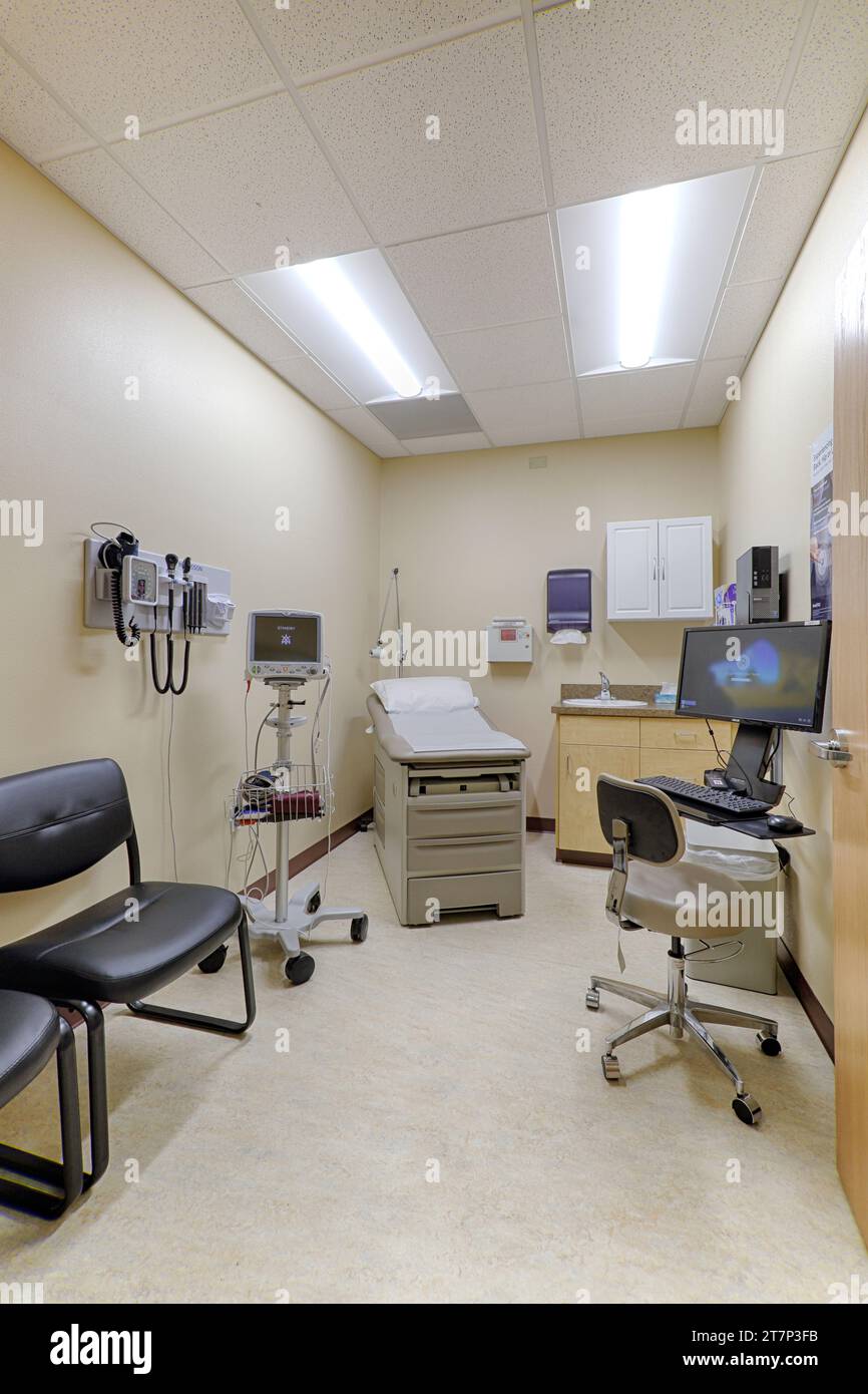 Sale esame in una clinica medica. Foto Stock