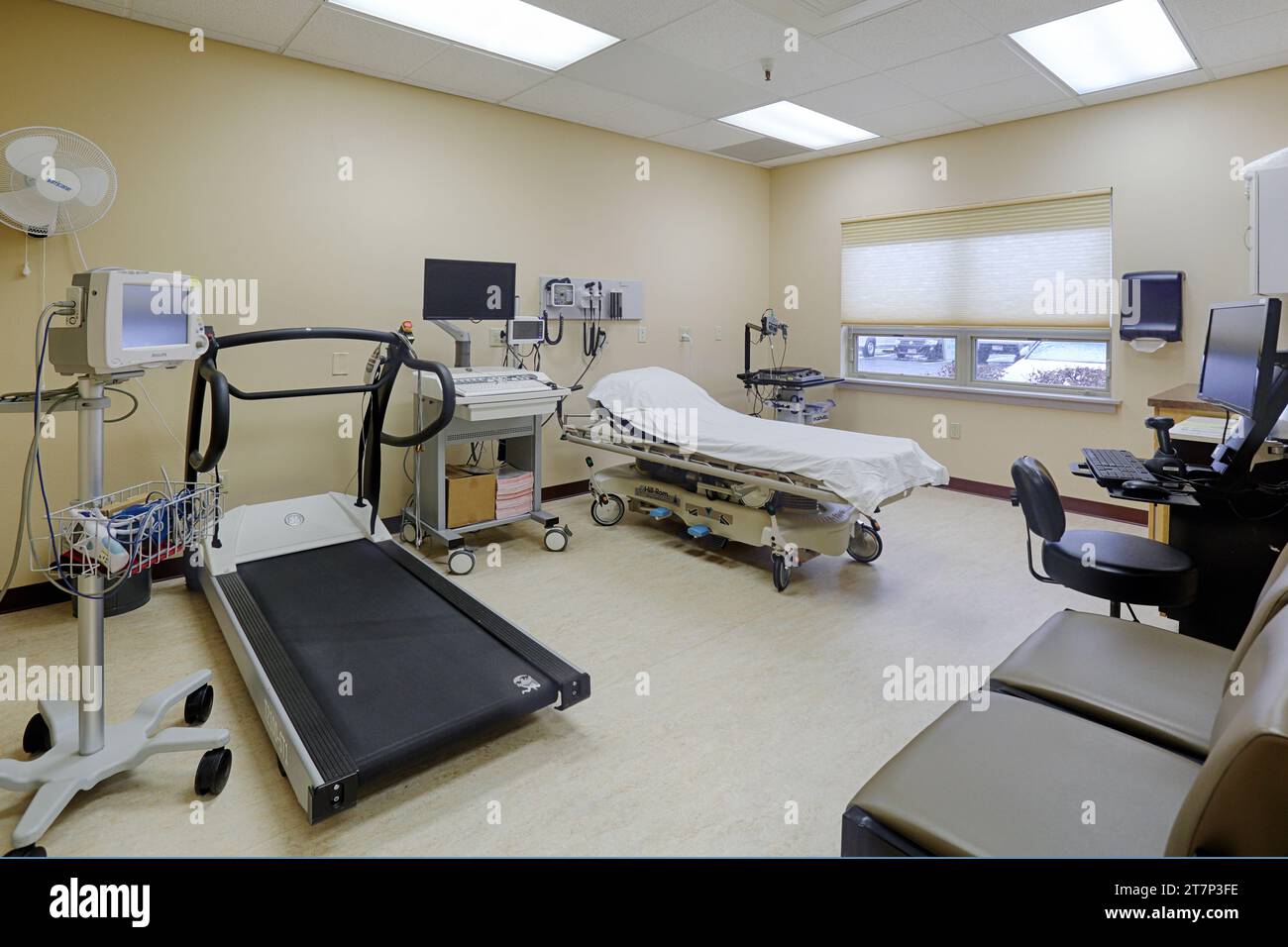 Sale esame in una clinica medica. Foto Stock