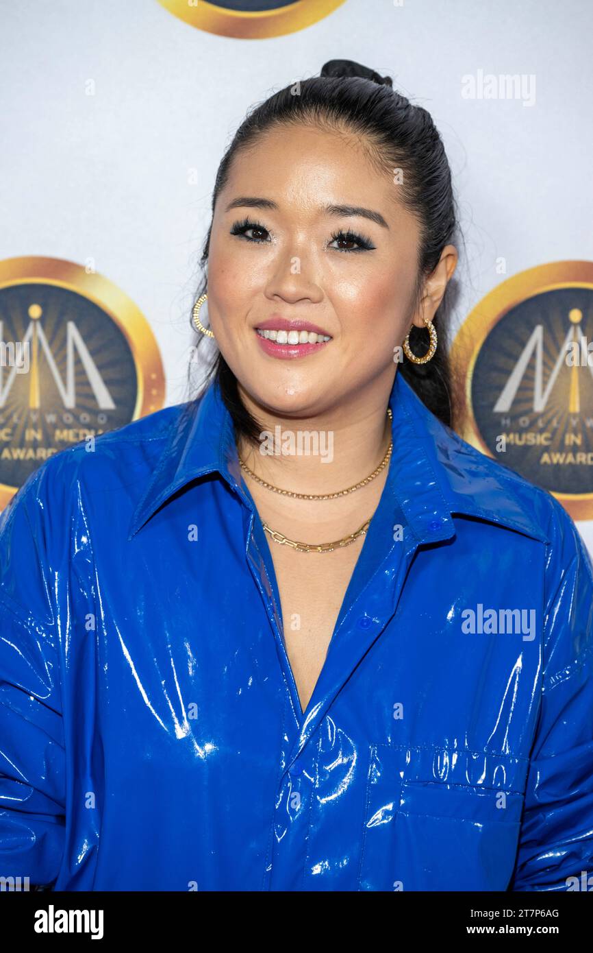 Los Angeles, USA. 15 novembre 2023. La compositrice Shirley Song partecipa al 14° Hollywood Music in Media Awards all'Avalon Hollywood, Los Angeles, CA 15 novembre 2023 Credit: Eugene Powers/Alamy Live News Foto Stock
