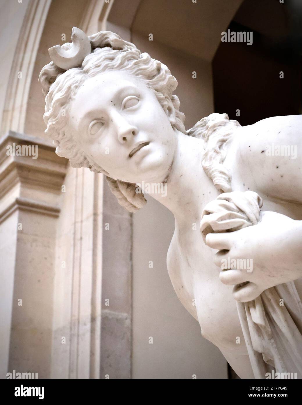 Museo del Louvre Sculture Foto Stock