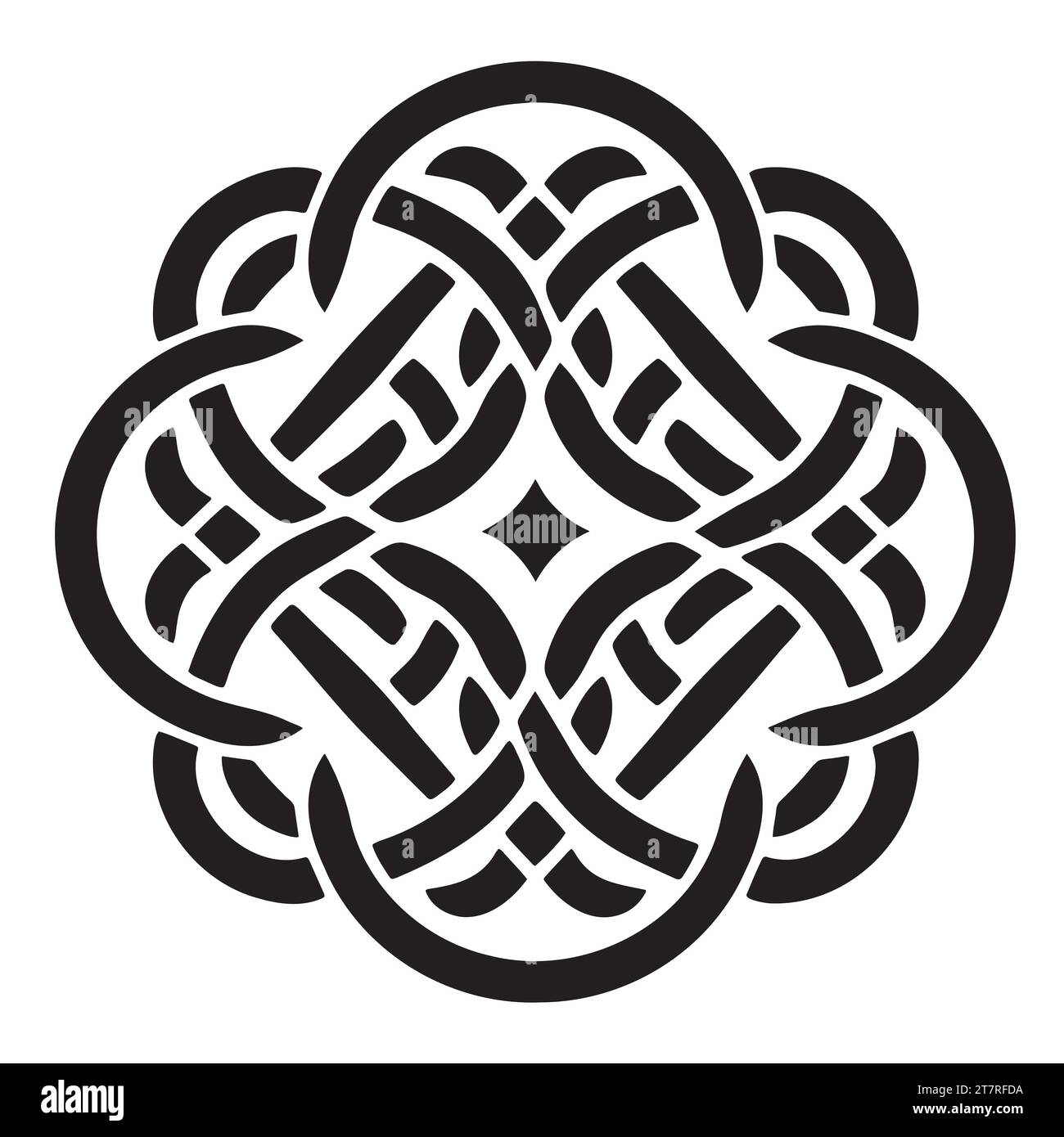 Icona nodo celtico. Semplice illustrazione dell'icona vettore nodo celtico per il Web Illustrazione Vettoriale