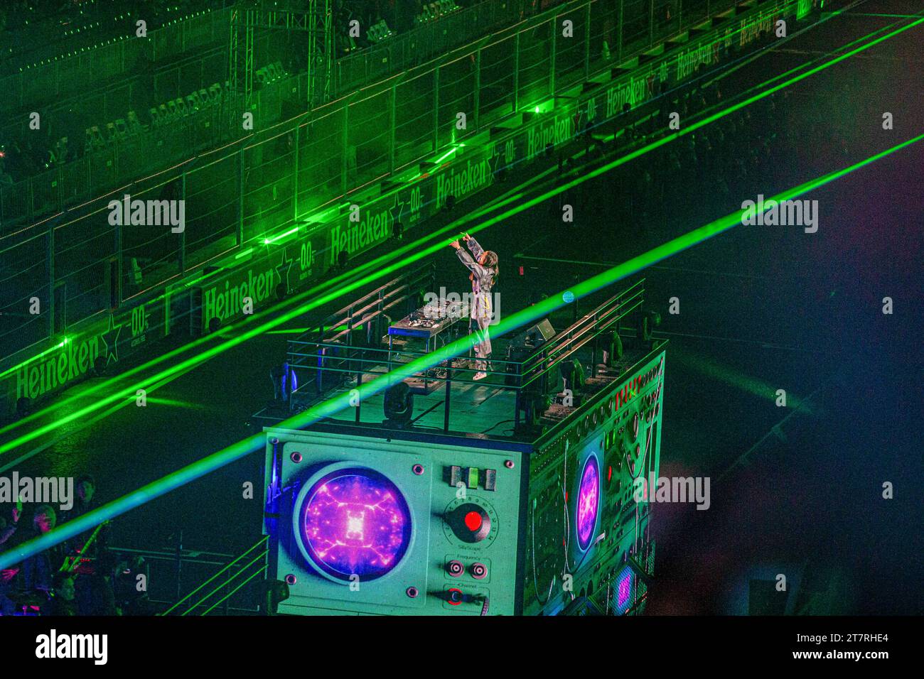 Las Vega, Nevada, USA 16/11/2023, cerimonia aperta durante la FORMULA 1 HEINEKEN SILVER LAS VEGAS GRAND PRIX 2023 - dal 17 al 19 novembre 2023 Las Vega, Nevada, USA Foto Stock