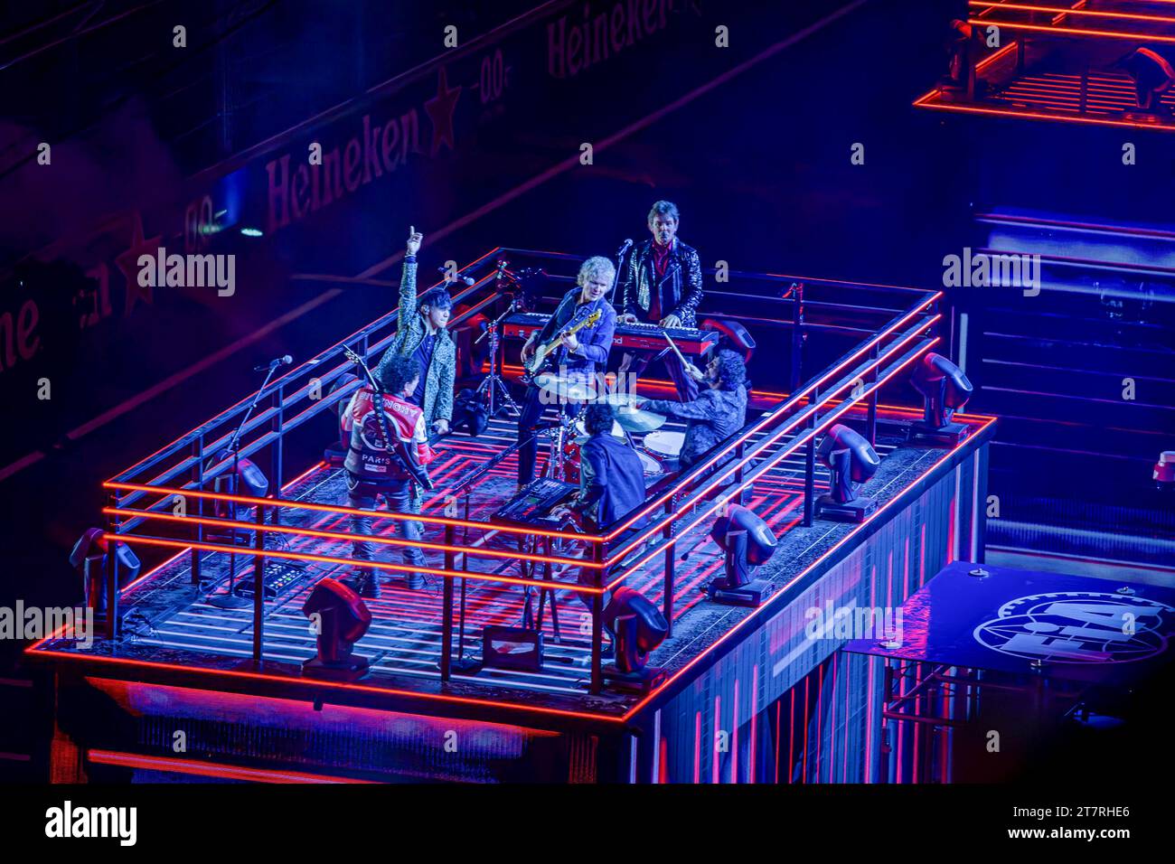 Las Vega, Nevada, USA 16/11/2023, cerimonia aperta durante la FORMULA 1 HEINEKEN SILVER LAS VEGAS GRAND PRIX 2023 - dal 17 al 19 novembre 2023 Las Vega, Nevada, USA Foto Stock