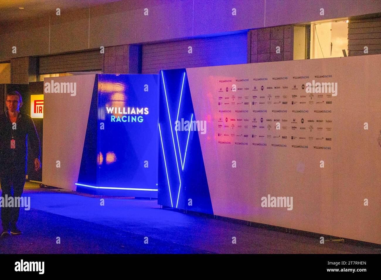 Las Vega, Nevada, USA 16/11/2023, Williams Racing in FORMULA 1 HEINEKEN SILVER LAS VEGAS GRAND PRIX 2023 - dal 17 al 19 novembre 2023 Las Vega, Nevada, USA Foto Stock