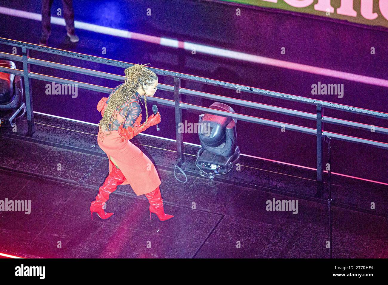 Las Vega, Nevada, USA 16/11/2023, cerimonia aperta durante la FORMULA 1 HEINEKEN SILVER LAS VEGAS GRAND PRIX 2023 - dal 17 al 19 novembre 2023 Las Vega, Nevada, USA Foto Stock