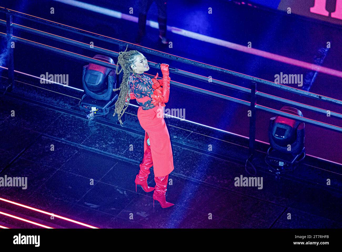 Las Vega, Nevada, USA 16/11/2023, cerimonia aperta durante la FORMULA 1 HEINEKEN SILVER LAS VEGAS GRAND PRIX 2023 - dal 17 al 19 novembre 2023 Las Vega, Nevada, USA Foto Stock