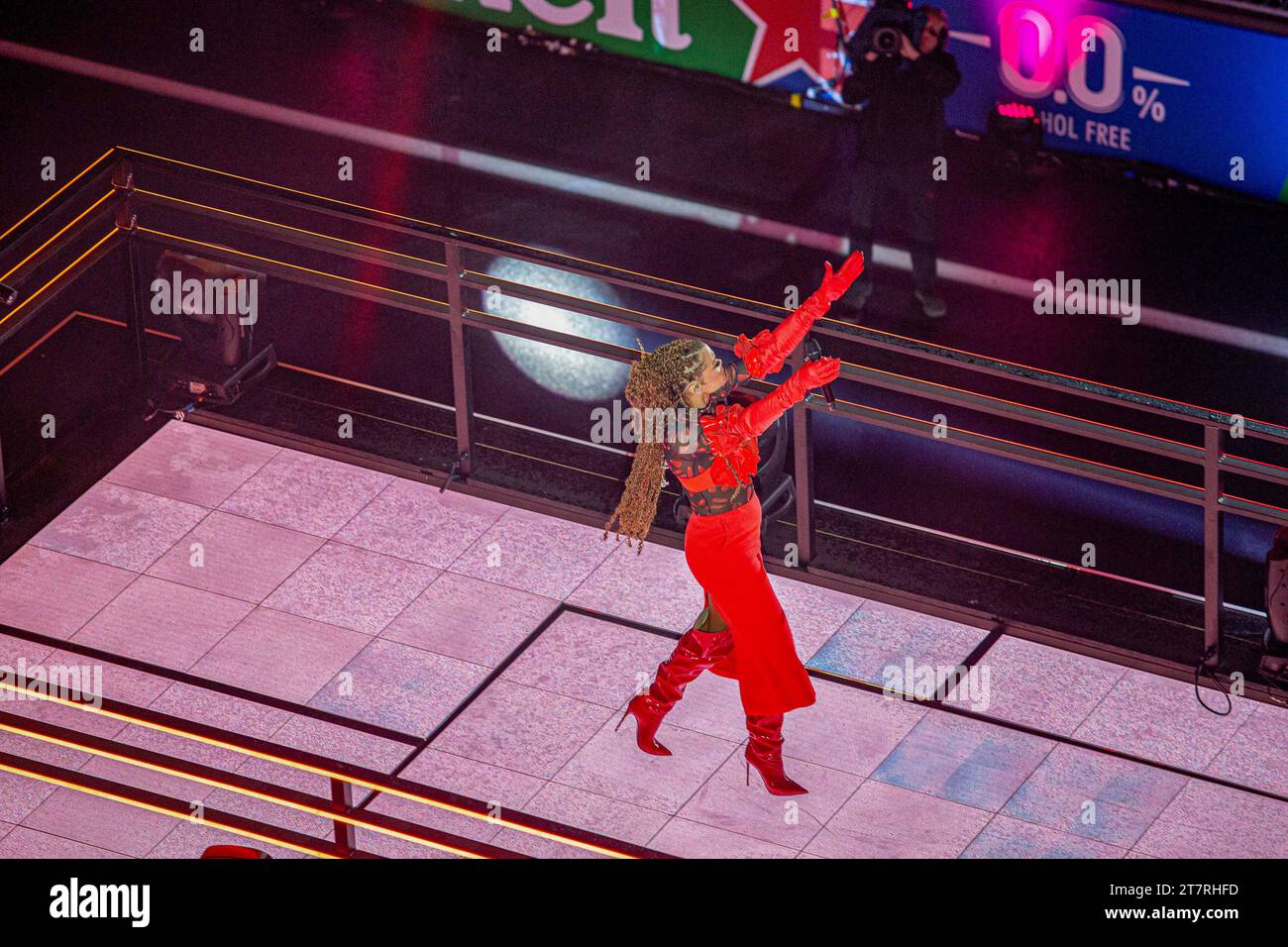 Las Vega, Nevada, USA 16/11/2023, cerimonia aperta durante la FORMULA 1 HEINEKEN SILVER LAS VEGAS GRAND PRIX 2023 - dal 17 al 19 novembre 2023 Las Vega, Nevada, USA Foto Stock