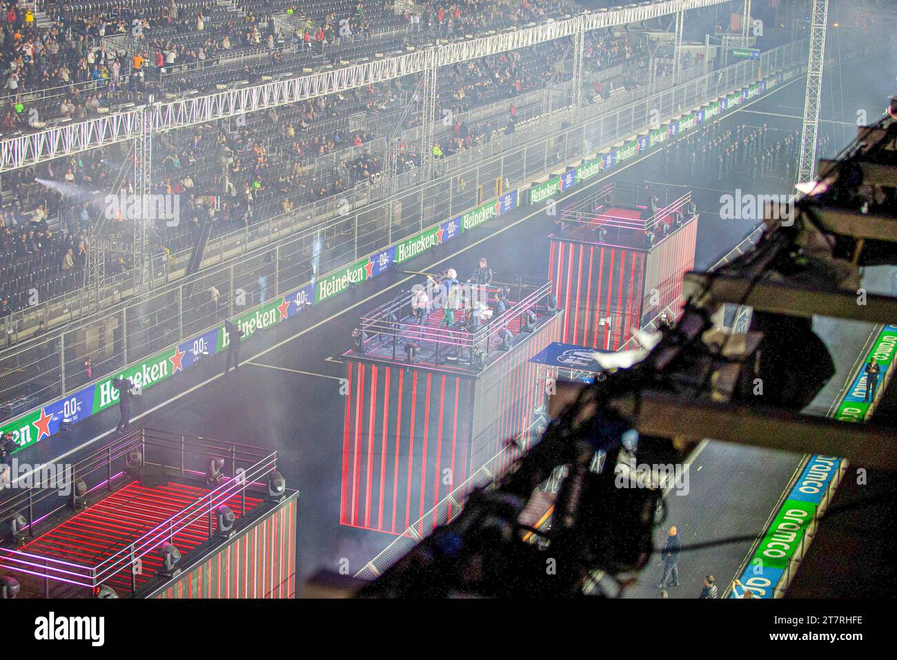 Las Vega, Nevada, USA 16/11/2023, cerimonia aperta durante la FORMULA 1 HEINEKEN SILVER LAS VEGAS GRAND PRIX 2023 - dal 17 al 19 novembre 2023 Las Vega, Nevada, USA Foto Stock