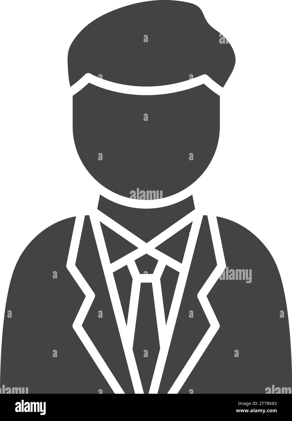 Immagine vettoriale icona Chief Executive Officer. Illustrazione Vettoriale