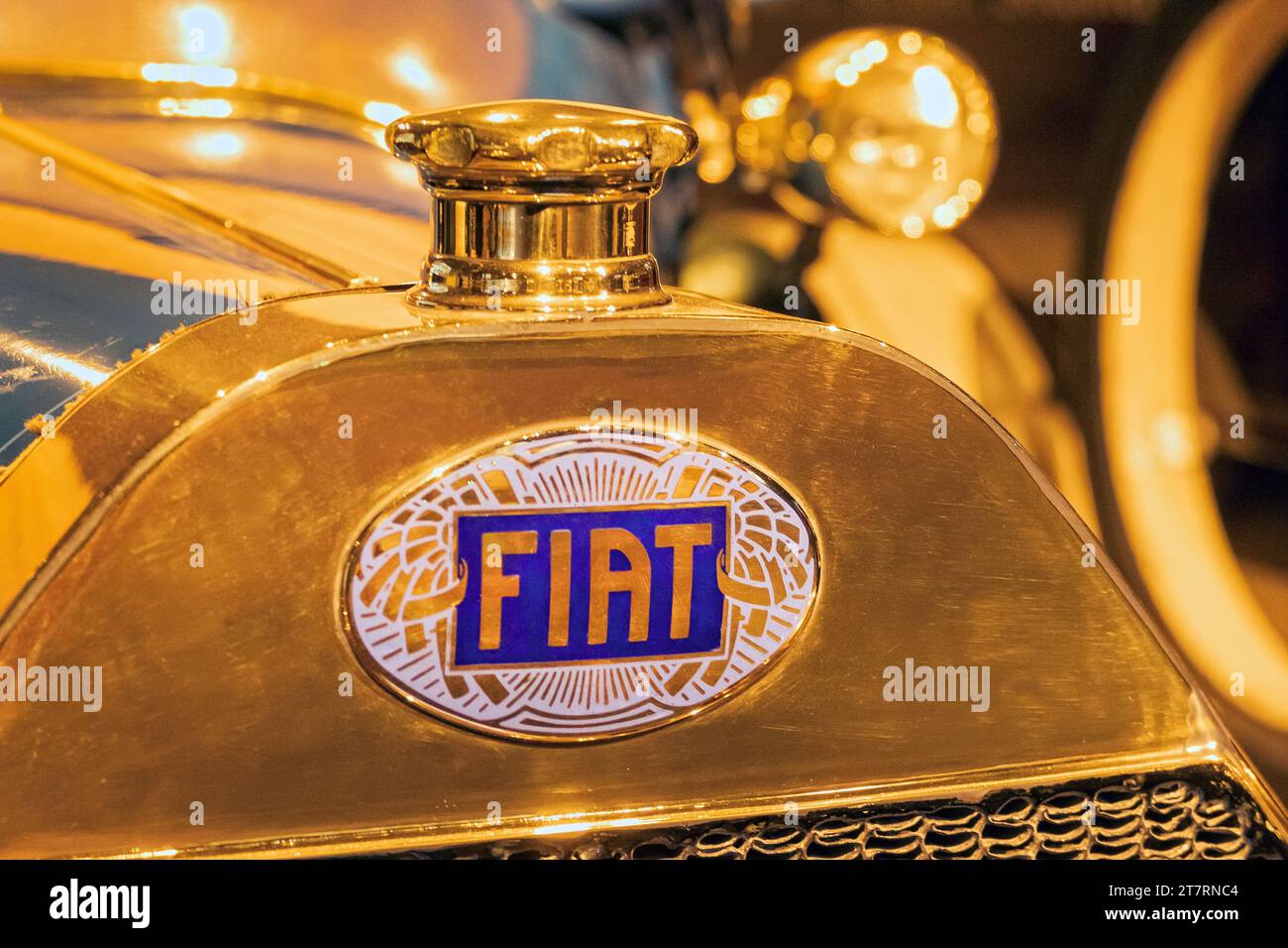 Badge radiatore Fiat 1913 Foto Stock
