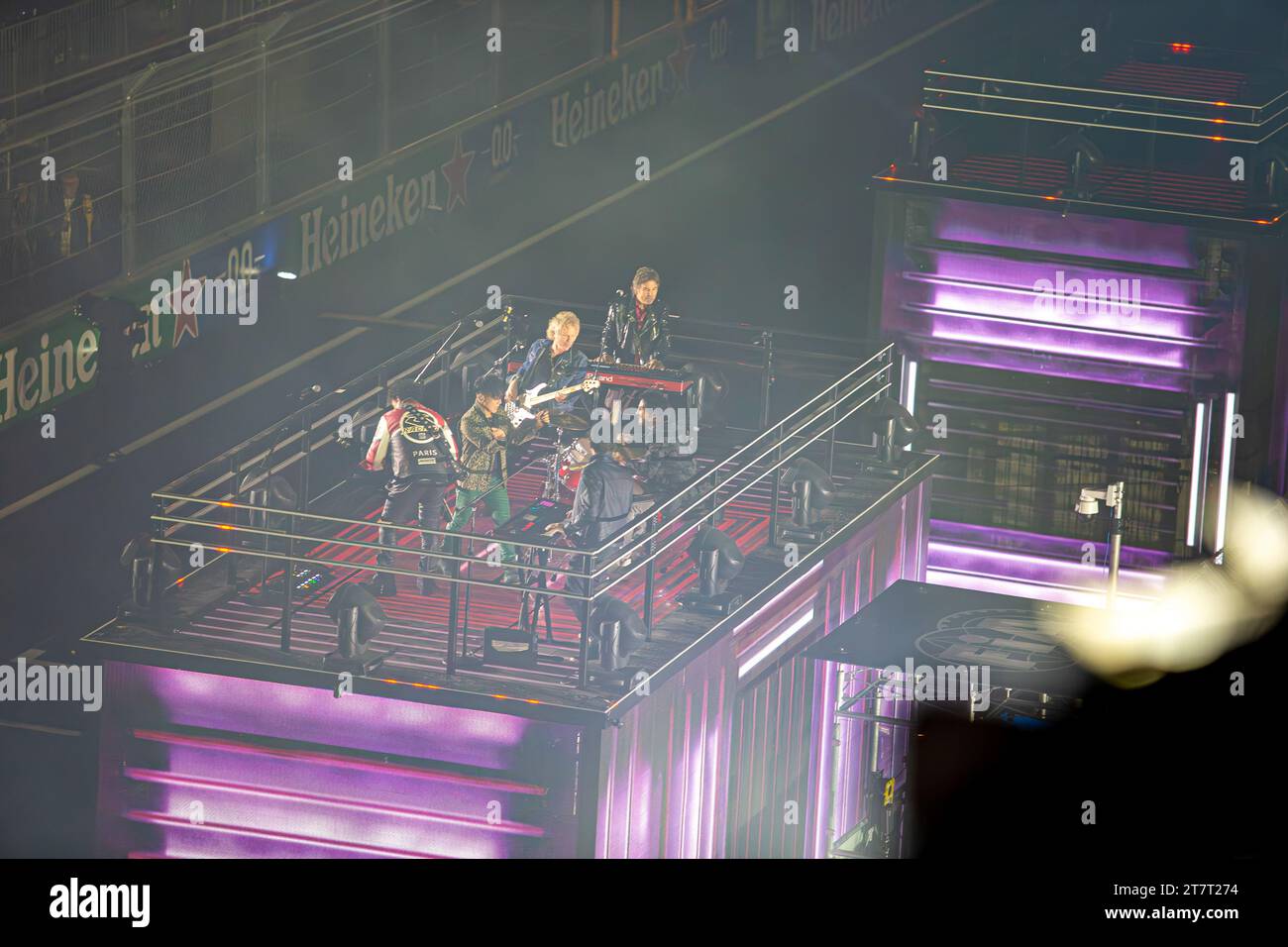 Cerimonia aperta durante il GRAN PREMIO DI FORMULA 1 HEINEKEN SILVER LAS VEGAS 2023 - dal 17 al 19 novembre 2023 Las Vega, Nevada, USA Foto Stock