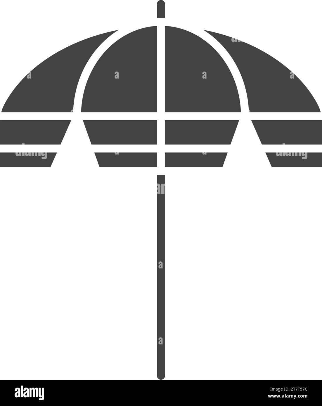 Immagine vettoriale icona Parasol. Illustrazione Vettoriale