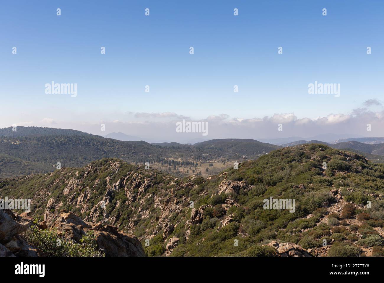 Montagne fuori San Diego vicino a Julian Foto Stock