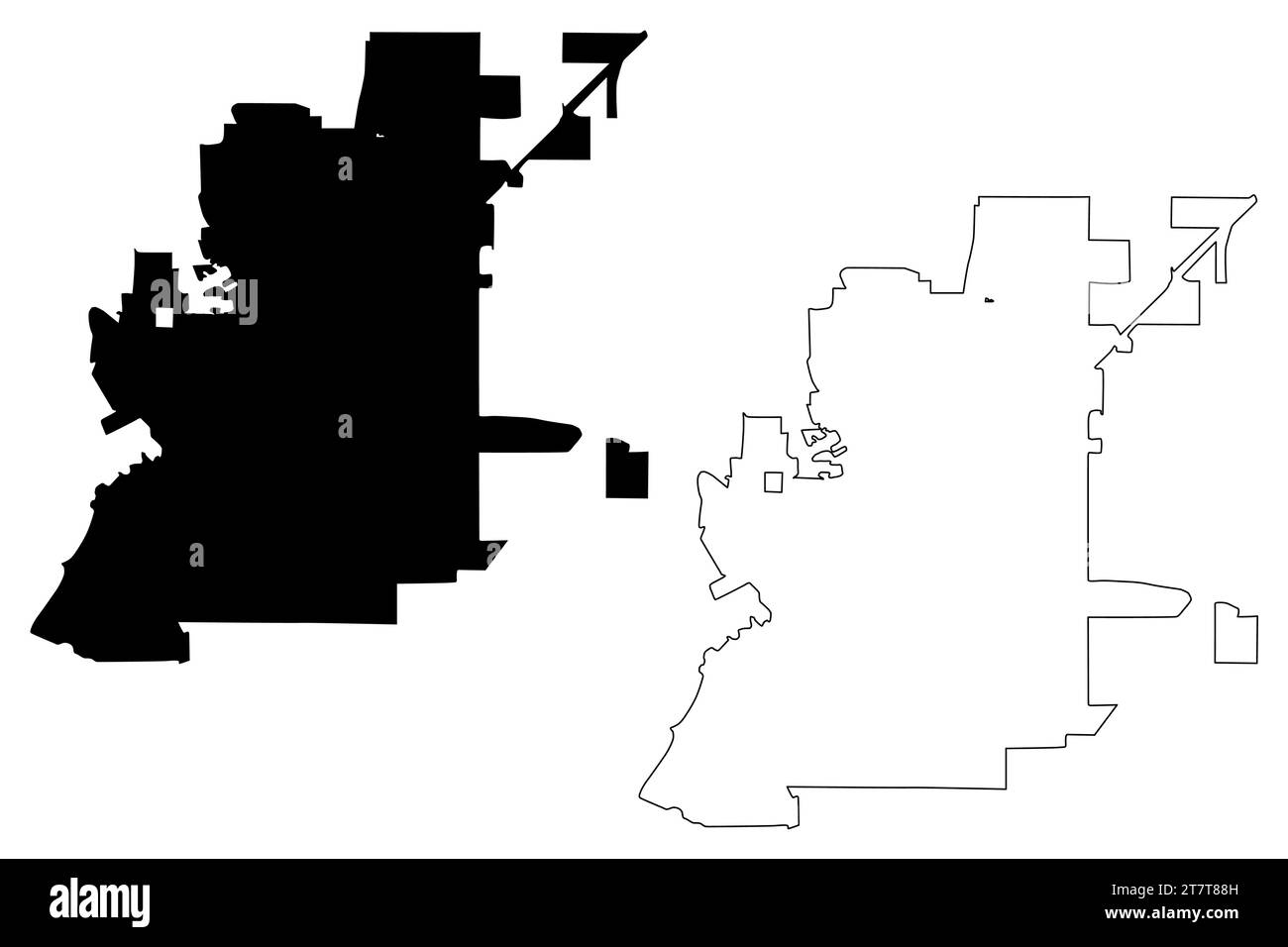 Vacaville City, California (città degli Stati Uniti, Stati Uniti d'America, Stati uniti, città degli stati uniti) illustrazione vettoriale della mappa, schizzo di scribble città di Vacaville m Illustrazione Vettoriale