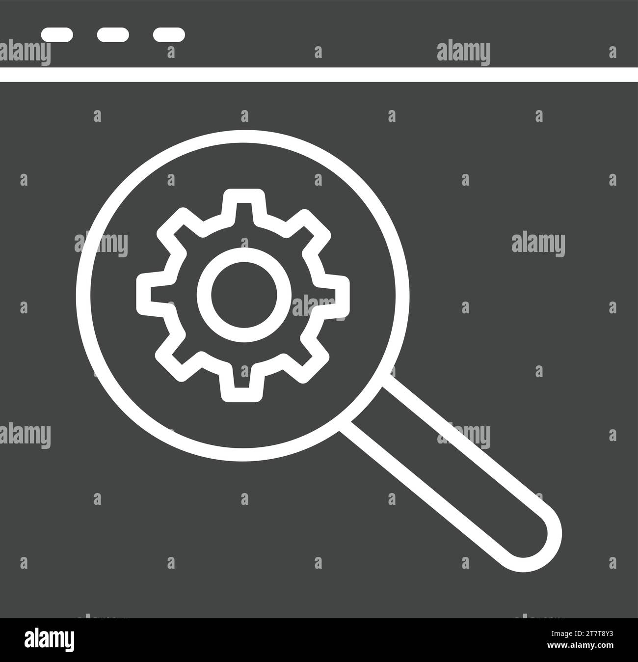 Icona Ottimizzazione motore di ricerca immagine vettoriale. Illustrazione Vettoriale