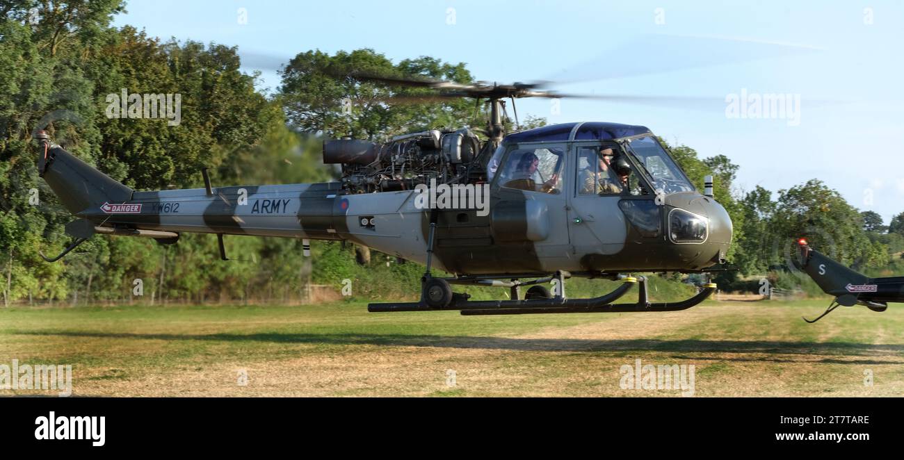 Il Westland Scout è un elicottero leggero sviluppato dalla Westland Helicopters Foto Stock