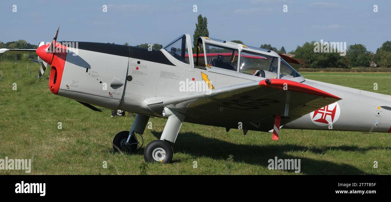 Il de Havilland Canada DHC-1 Chipmunk è un addestratore primario biposto monomotore Foto Stock