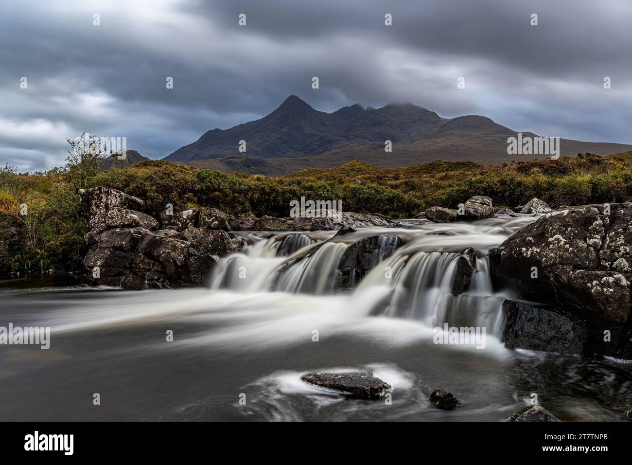 Cascata Allt Dearg Mor, Isola di Skye Foto Stock