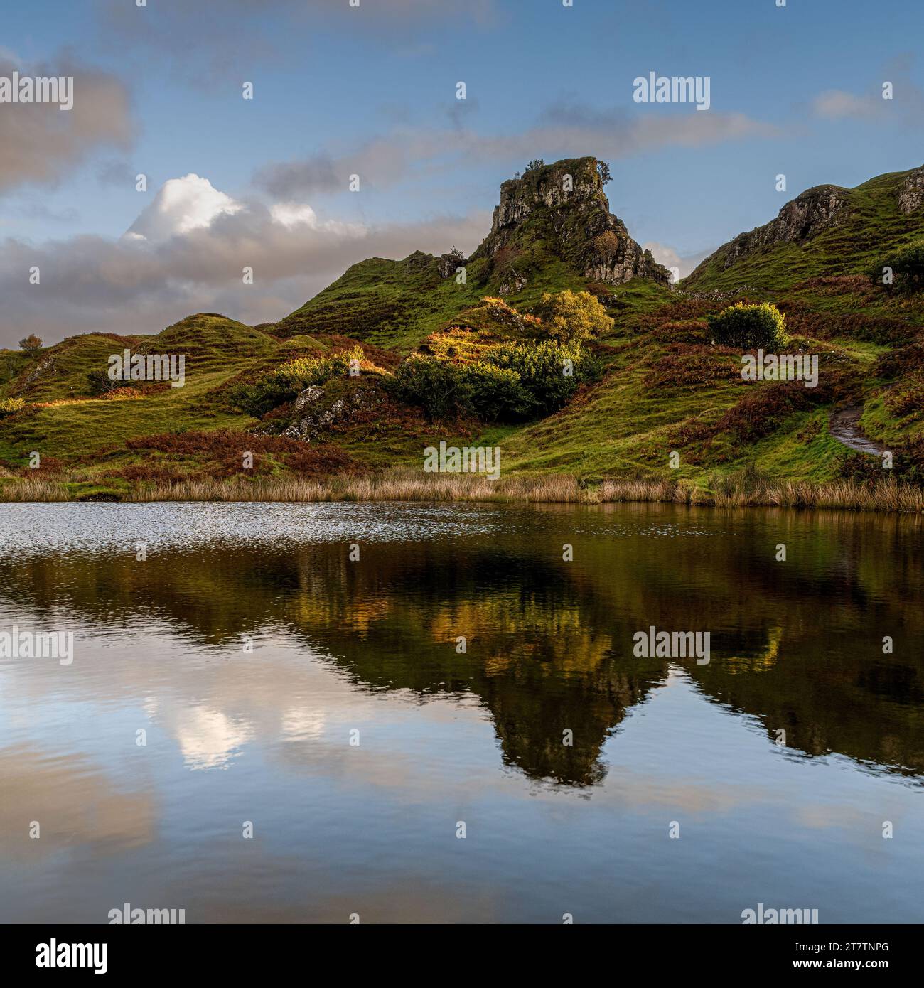 Fairy Glen, Isola di Skye in Scozia Foto Stock