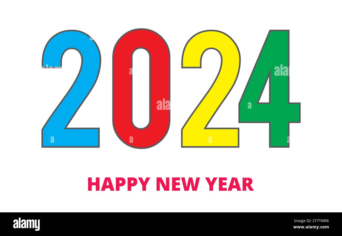 Bonne année 2024 carte de voeux bonne année 2024 immagini e fotografie