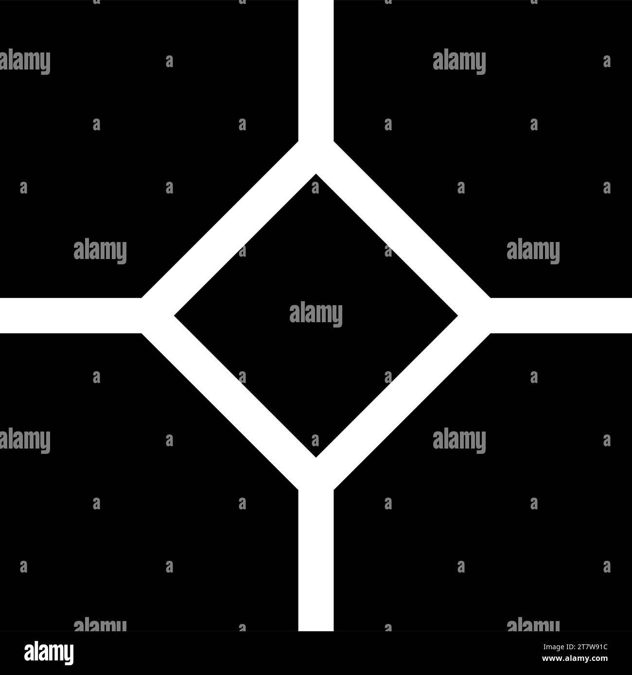 Icona lastra di pavimentazione piastrelle in ceramica illustrazione vettoriale colore nero immagine semplice stile piatto Illustrazione Vettoriale