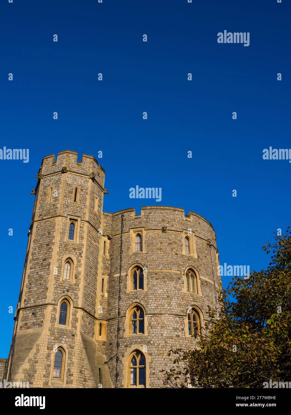 King Edward III Tower, Castello di Windsor, Windsor, Inghilterra, Regno Unito, GB. Foto Stock