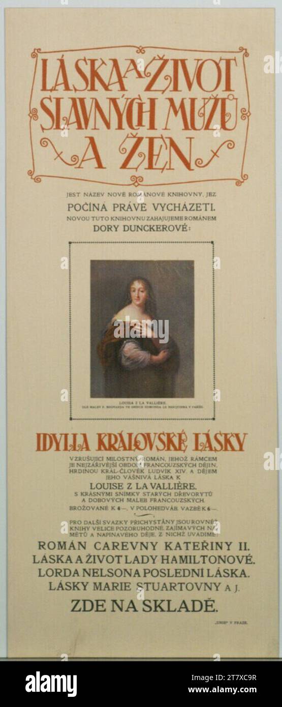 Anonym Love and Life of Famous men and zen. Colore intorno a 1900 Foto Stock