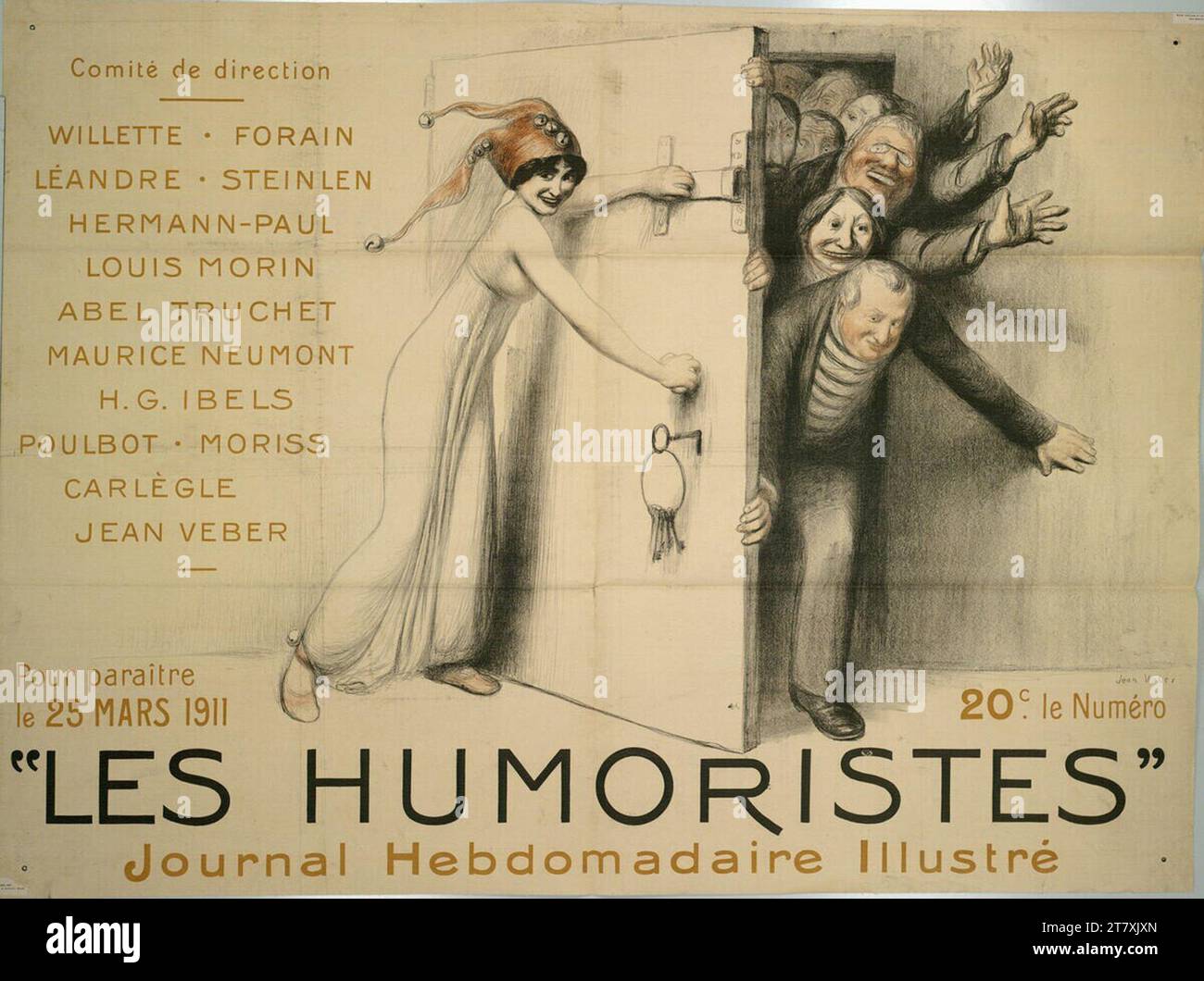 Jean Veber humorists'; settimanale illustrato. Colore 1911 , 1911 Foto Stock