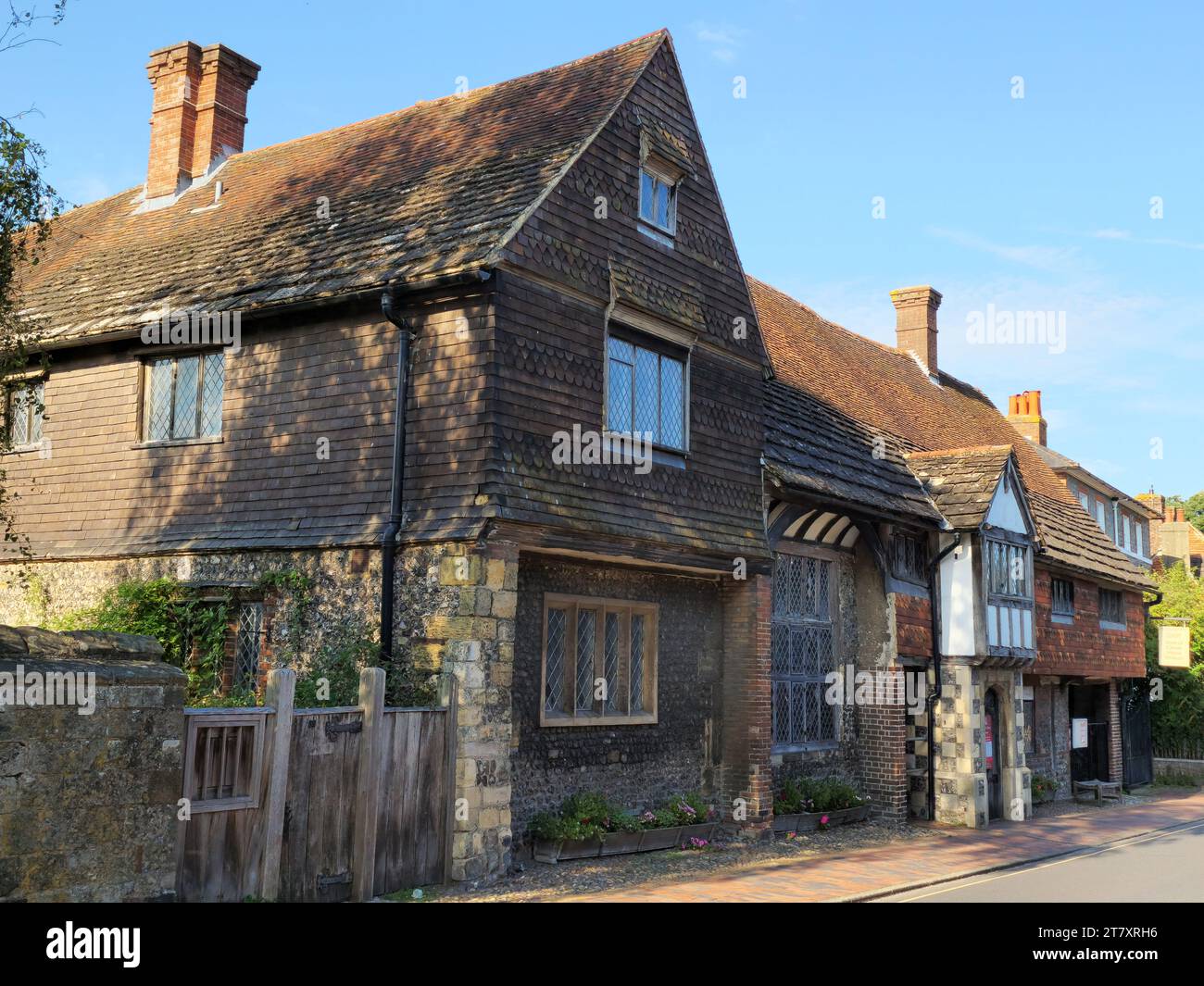 Anne of Cleeves House, Lewes, East Sussex, Inghilterra, Regno Unito, Europa Foto Stock
